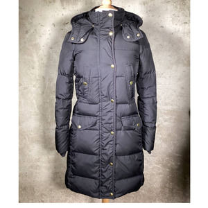 J Crew Black Puffer Coat Sz. XXS